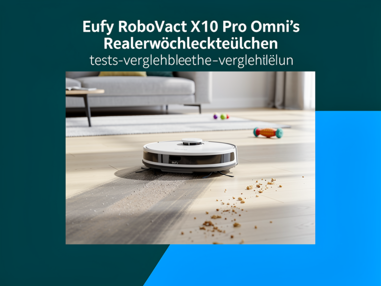 Anker Eufy RoboVac X10 Pro Omni bei Alltagstest mit starker Saugleistung und Absaugstation