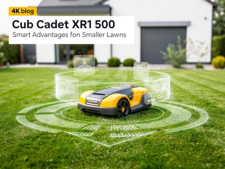Cub Cadet XR1 500 Test zeigt smarte Vorteile für kleinere Rasenflächen Cub Cadet XR1 500 Mähroboter für kleine Rasenflächen mit smarter Navigation