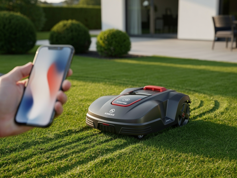 Kress Mission KR174E Mähroboter mit präziser RTK-Navigation im Praxistest