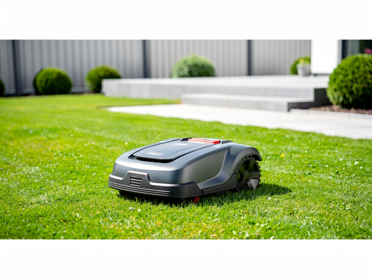 Scheppach MR1400 Mähroboter GPS arbeitet zuverlässig auf mittelgroßen Rasenflächen