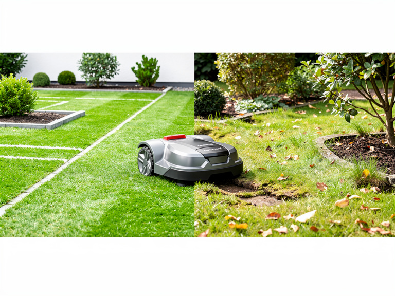 Segway Navimow X315E Mähroboter im Garten bei kabelloser Navigation im Praxistest